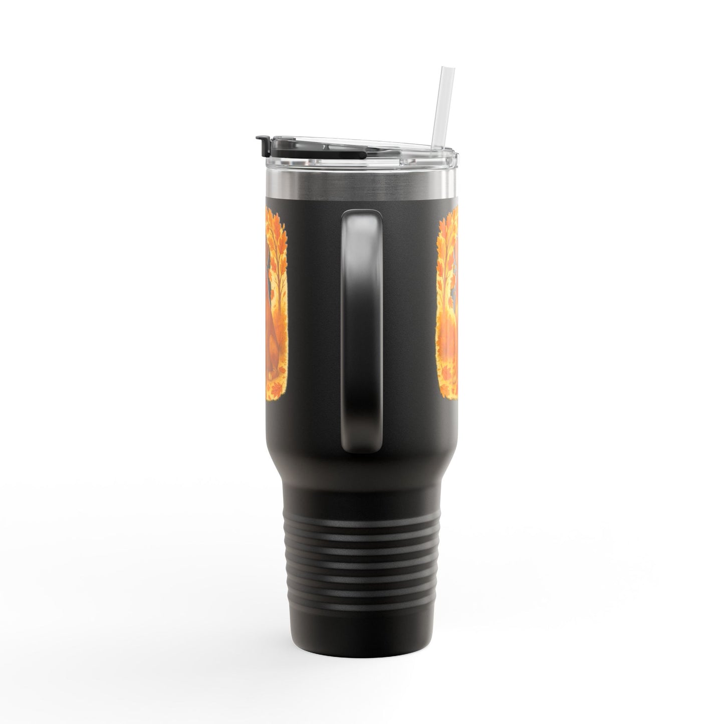 Boxer Autumn Themed Travel Mug