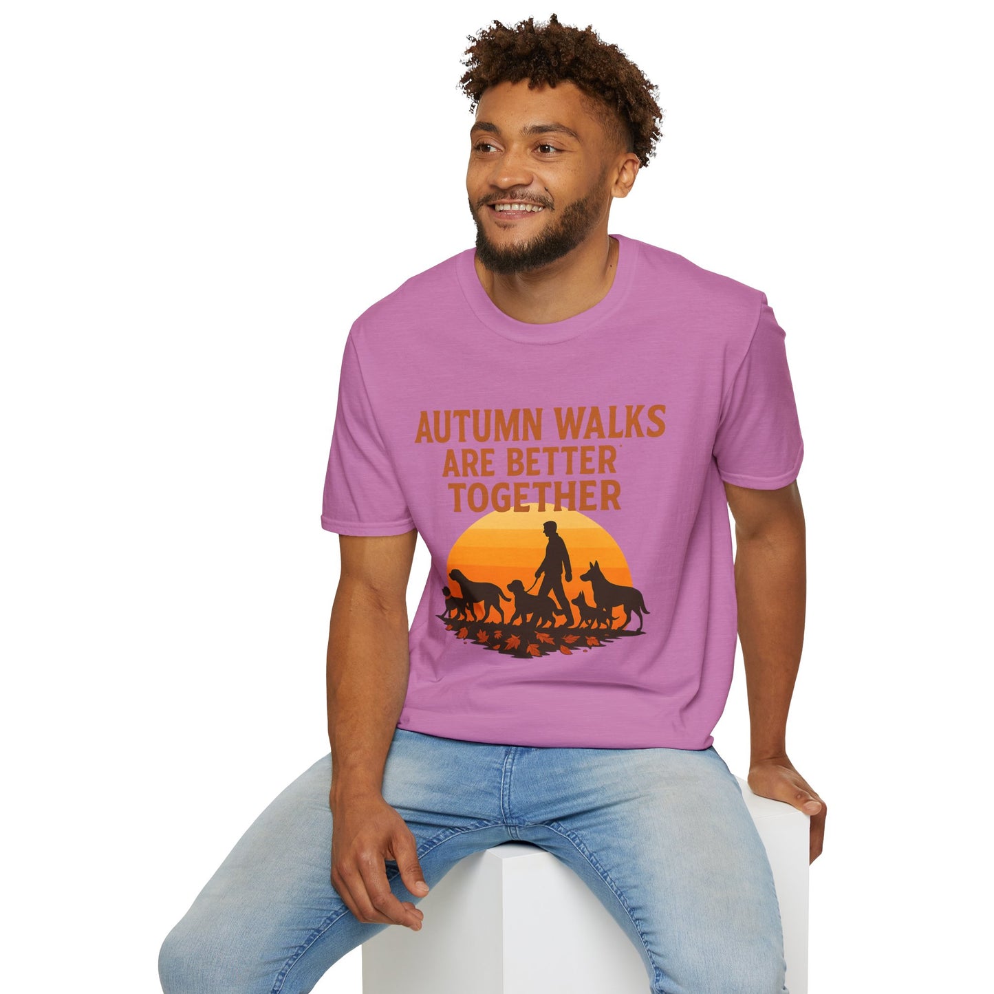 Autumn Walks Unisex T-Shirt, Casual Tee