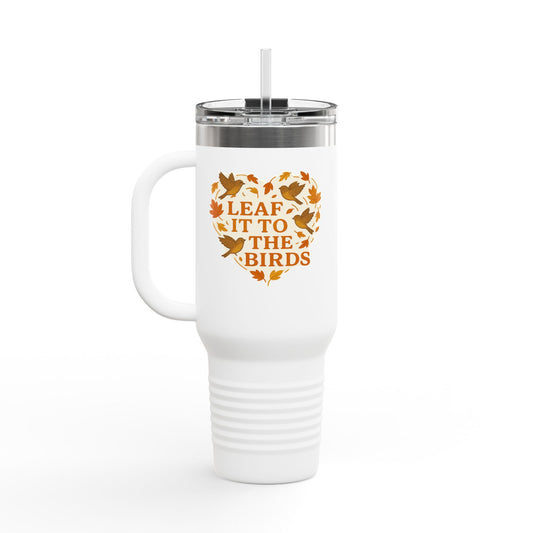 leaf it to the birds Travel Mug