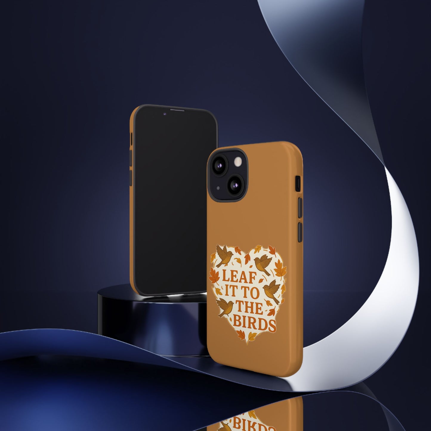 leaf It To The Birds Autumn Themed Phone Case