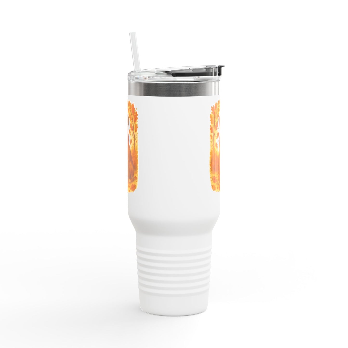 Boxer Autumn Themed Travel Mug