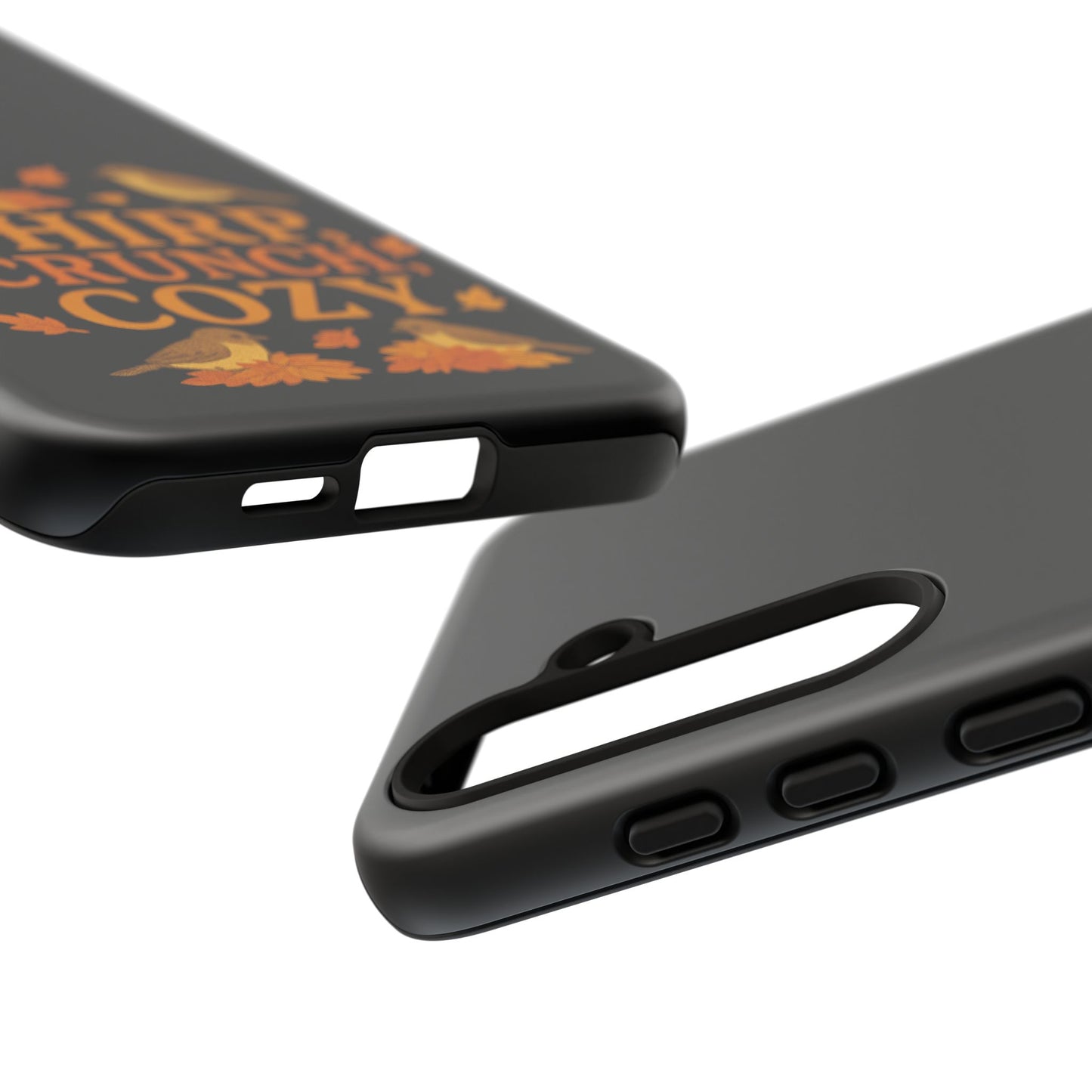 Chirp Crunch Cozy Autumn Themed Phone Case