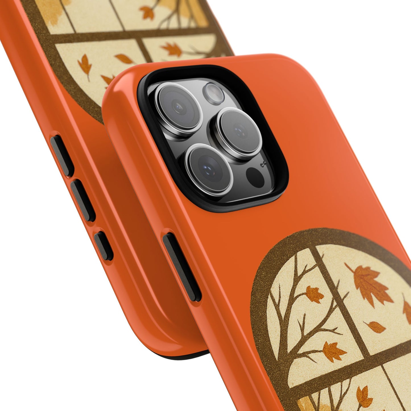 Bird In The Window Autumn Themed Phone Case