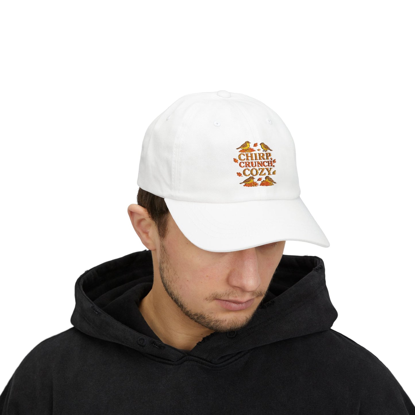 Chirp Crunch Cozy Autumn Themed Cap