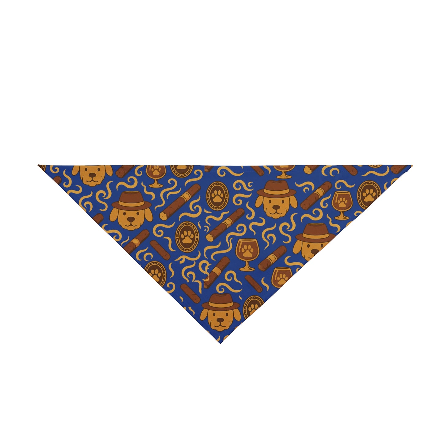 Cigars and Whiskey Bandana for Dogs, Cute Dog Accessory, Trendy Pet Fashion, Holiday Gift for Pet Lovers, Fun Pet Scarf