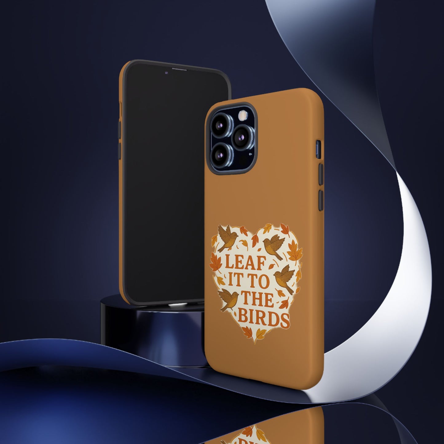 leaf It To The Birds Autumn Themed Phone Case