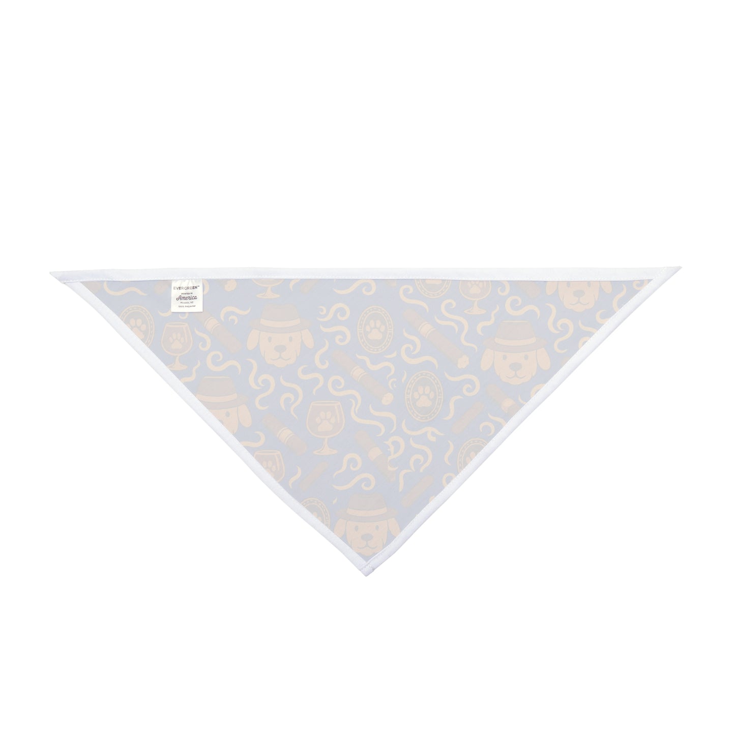 Cigars and Whiskey Bandana for Dogs, Cute Dog Accessory, Trendy Pet Fashion, Holiday Gift for Pet Lovers, Fun Pet Scarf