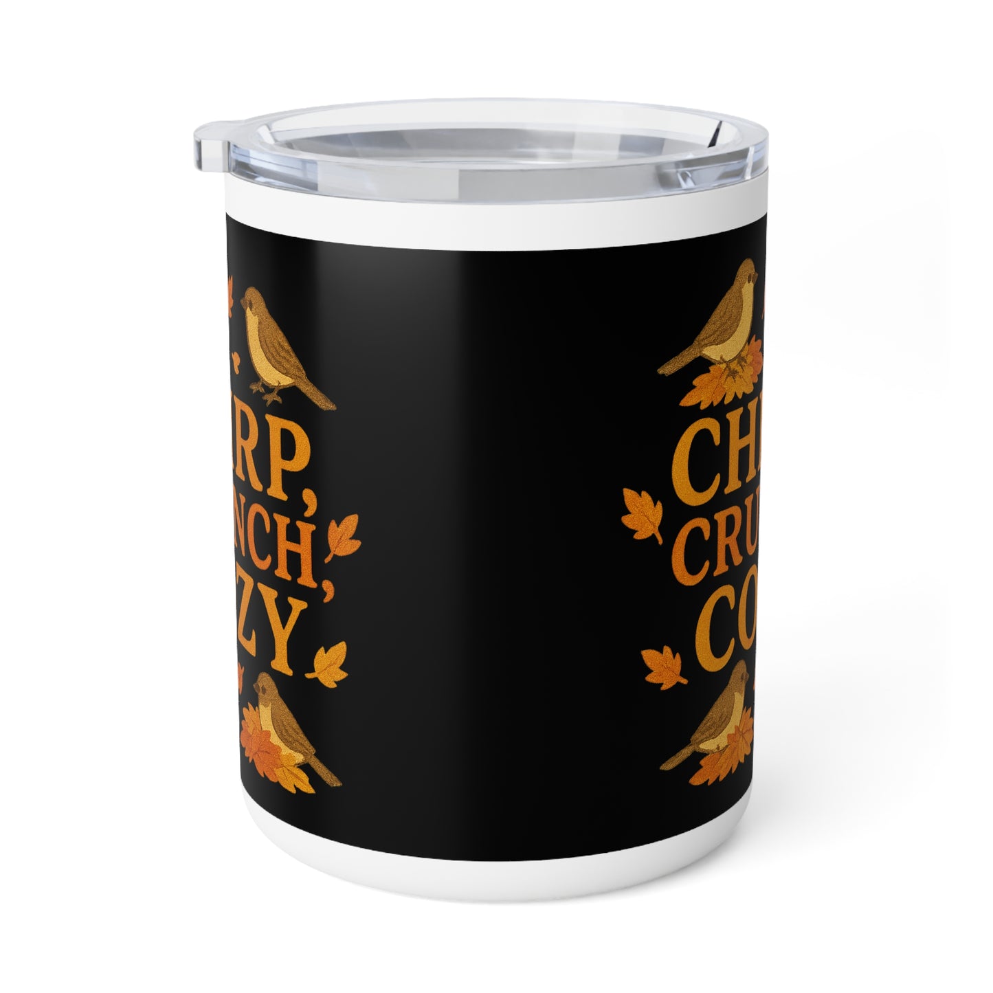 Chirp Crunch Cozy Autumn Themed Insulated Coffee Mug