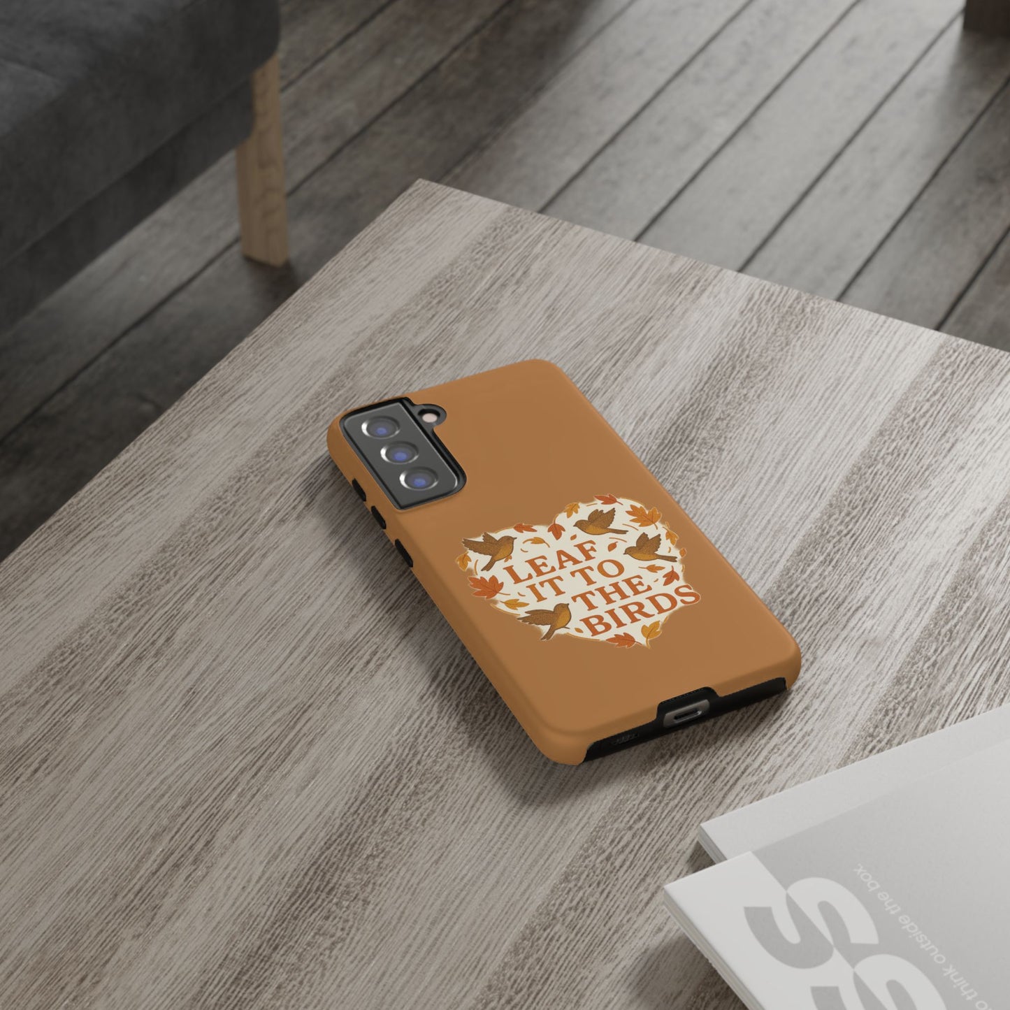 leaf It To The Birds Autumn Themed Phone Case