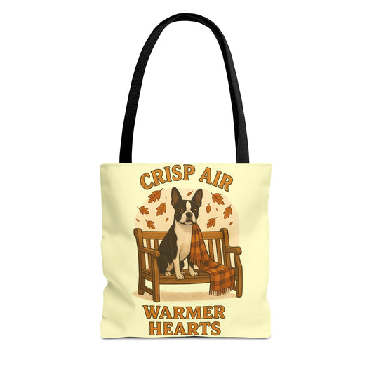 Crisp Air Warmer Hearts Tote Bag