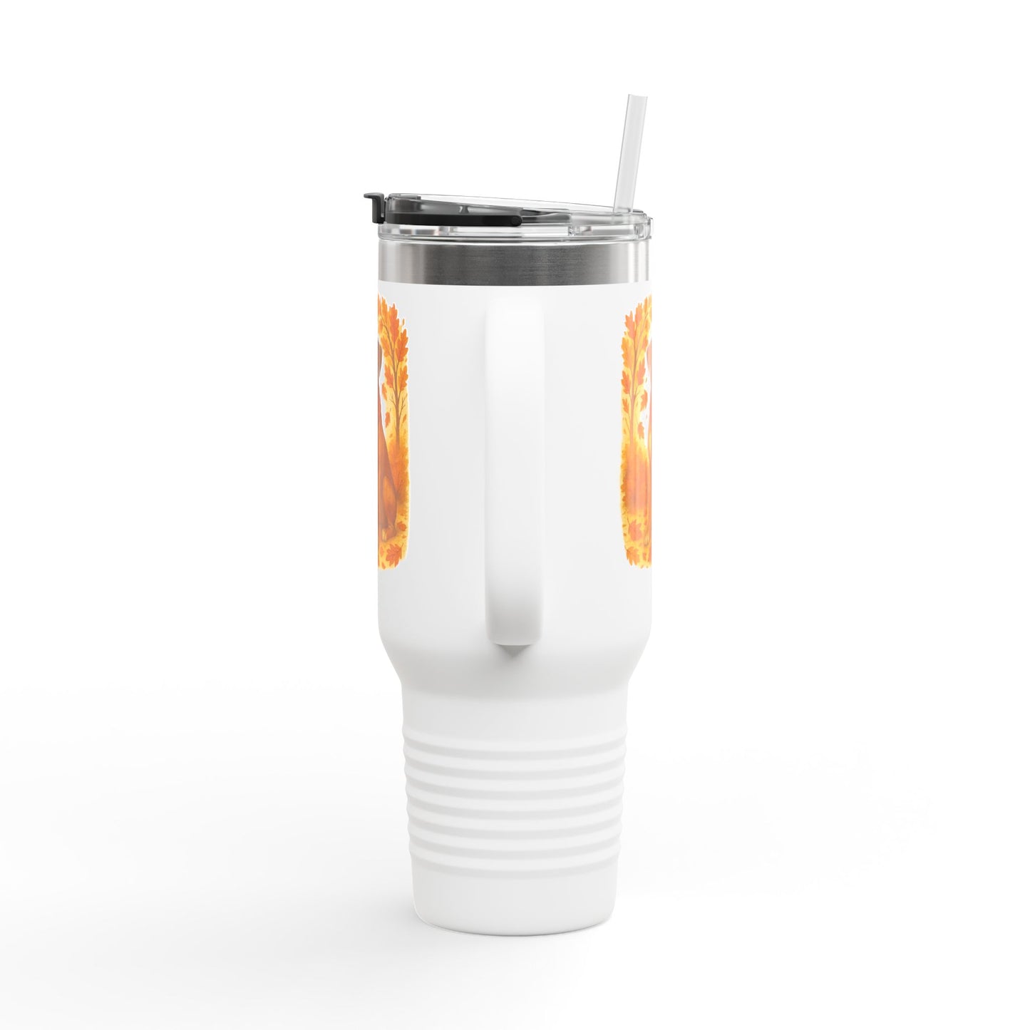 Boxer Autumn Themed Travel Mug