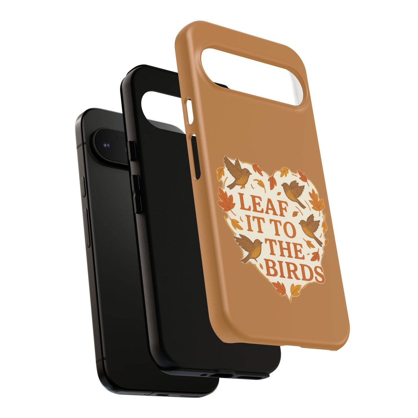 leaf It To The Birds Autumn Themed Phone Case