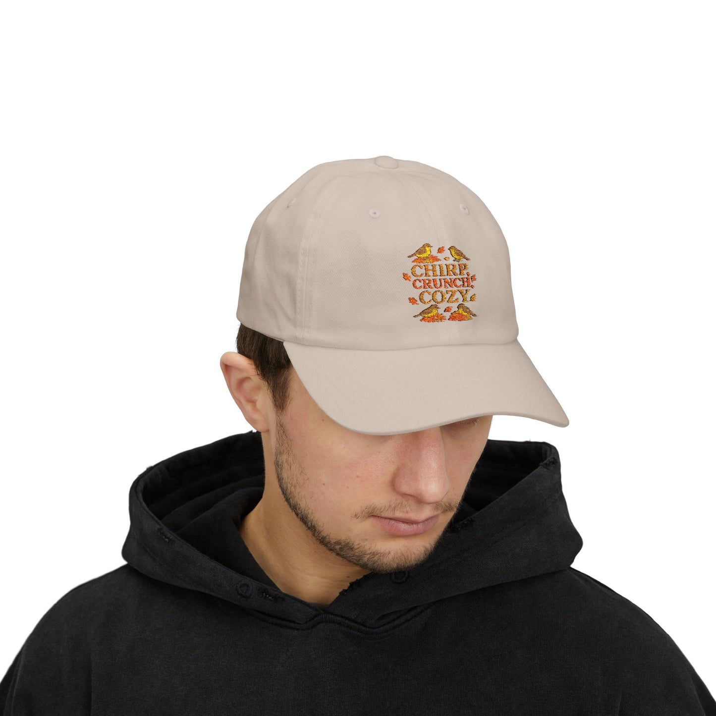 Chirp Crunch Cozy Autumn Themed Cap