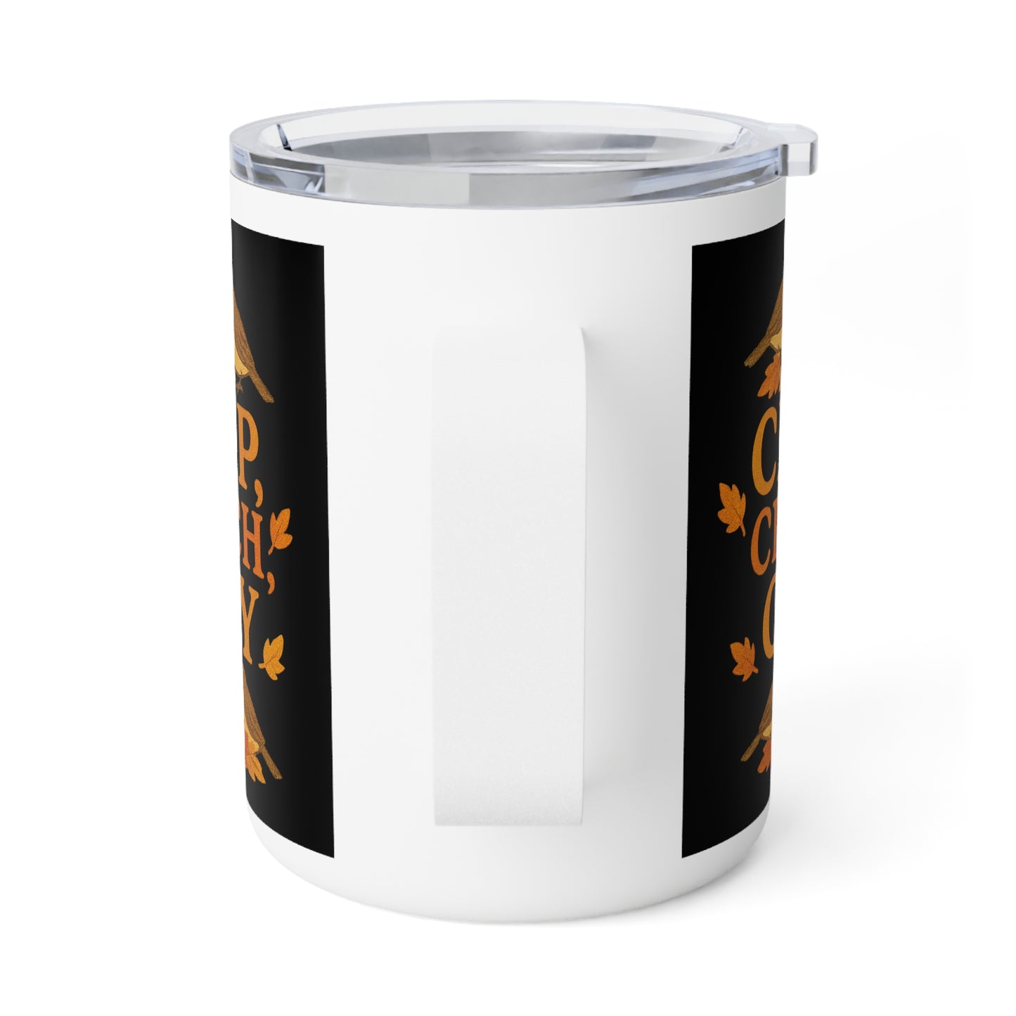 Chirp Crunch Cozy Autumn Themed Insulated Coffee Mug
