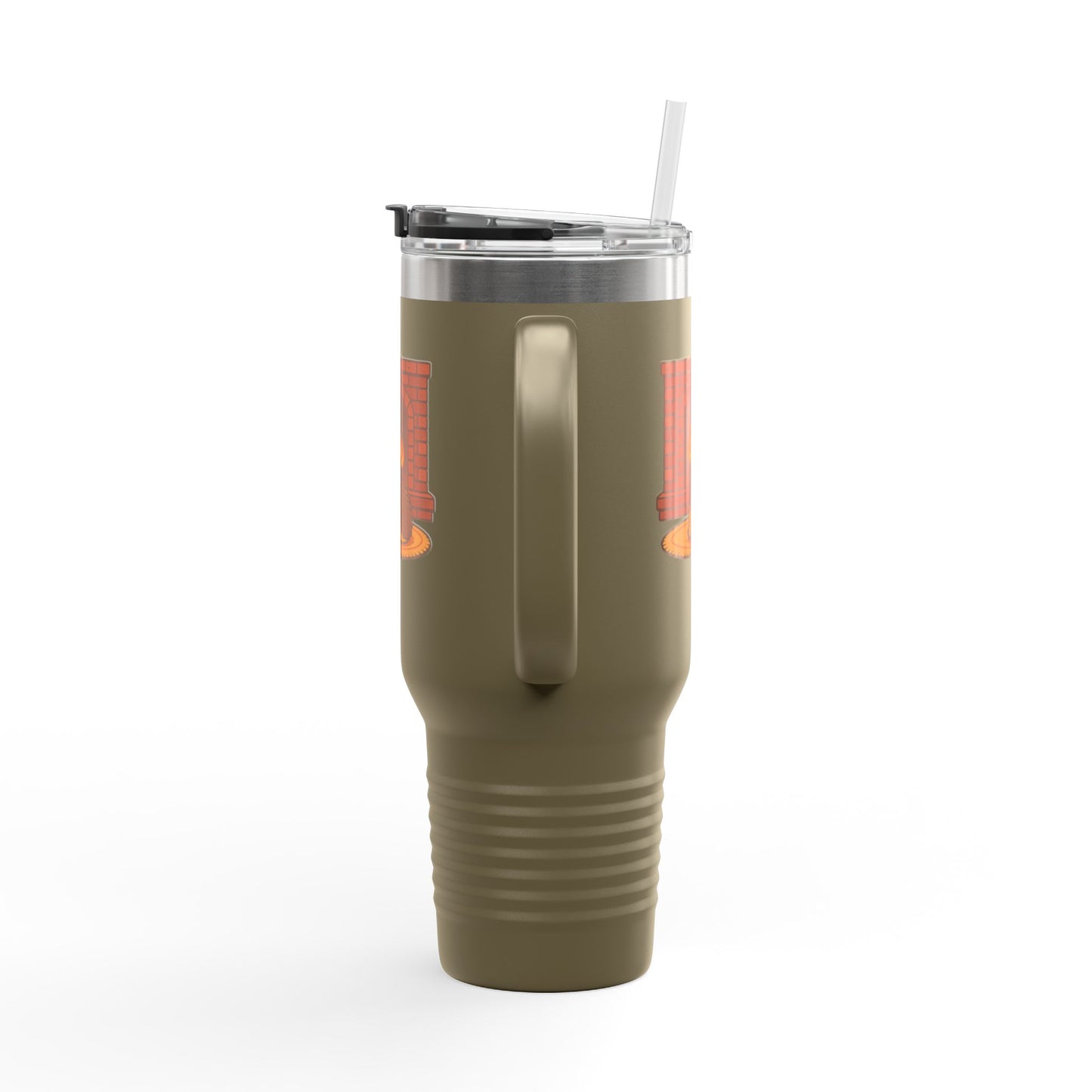 Fireside Spines Cozy Autumn Travel Mug
