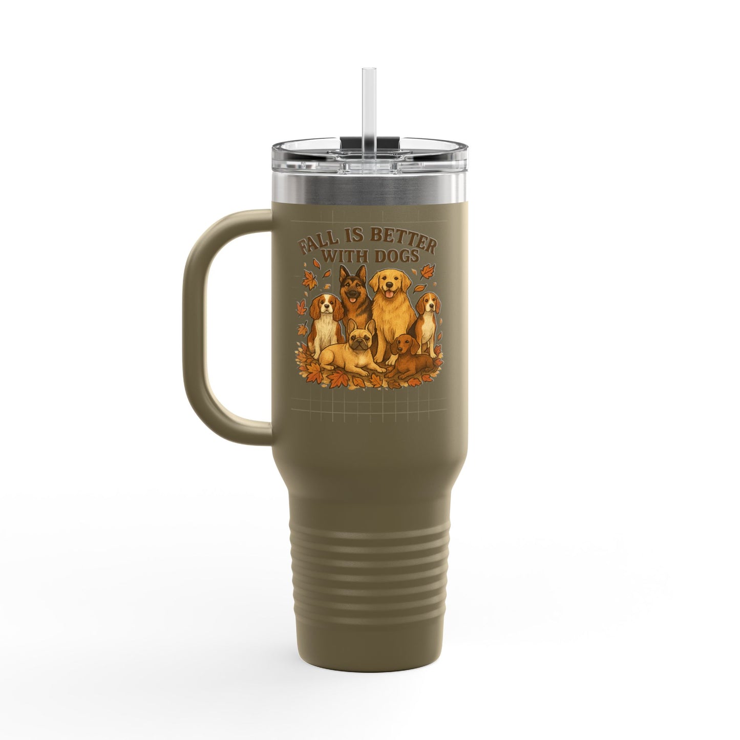 Fall is Better With Dogs Travel Mug