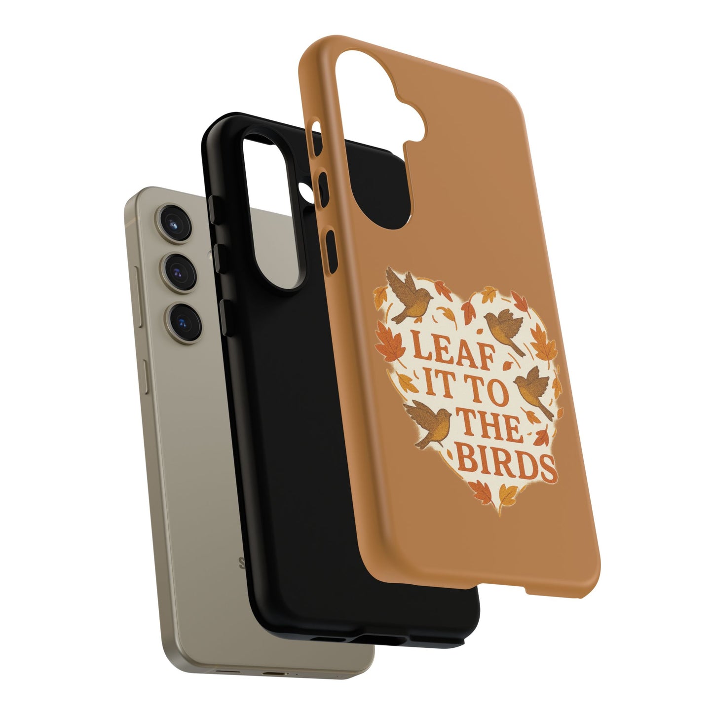 leaf It To The Birds Autumn Themed Phone Case