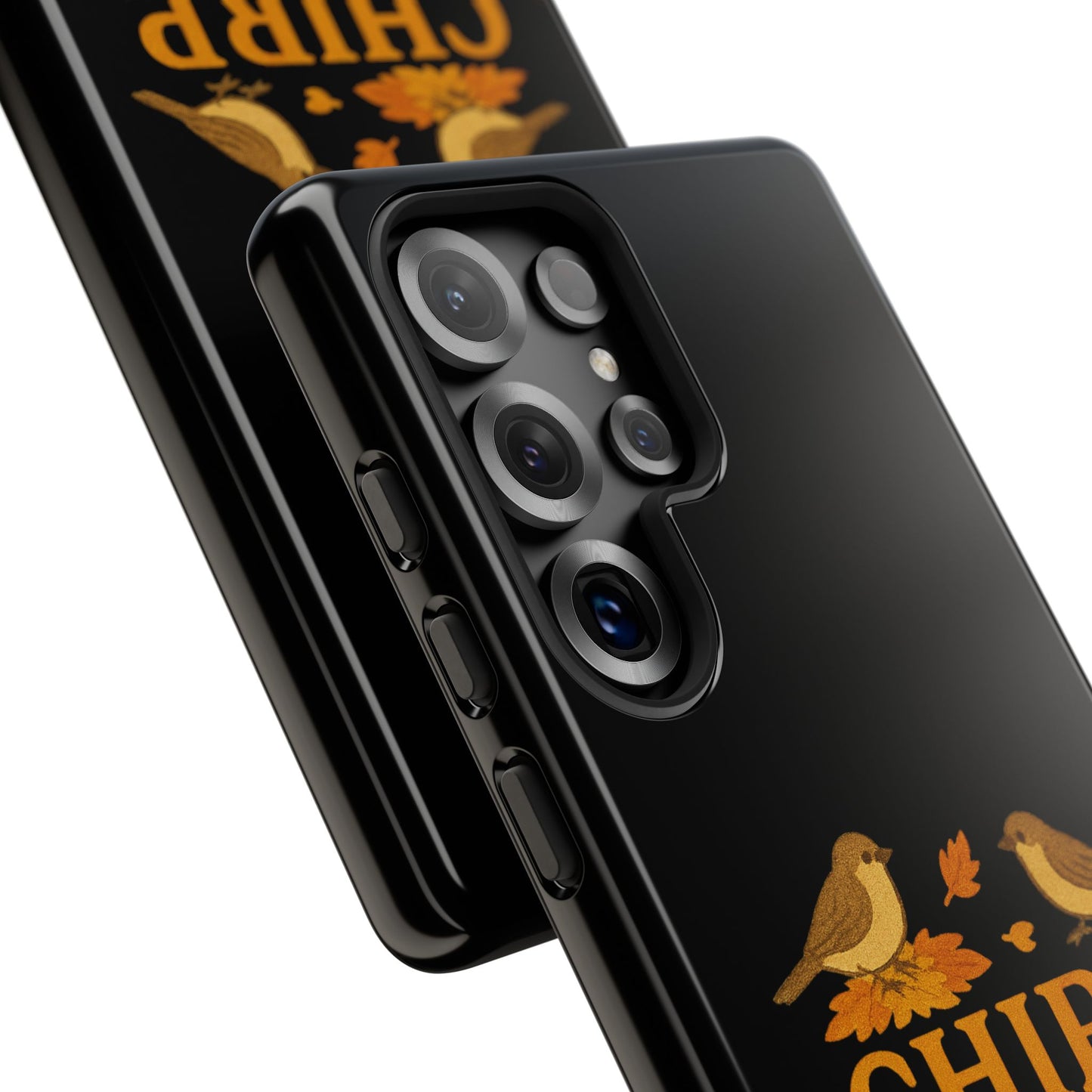 Chirp Crunch Cozy Autumn Themed Phone Case
