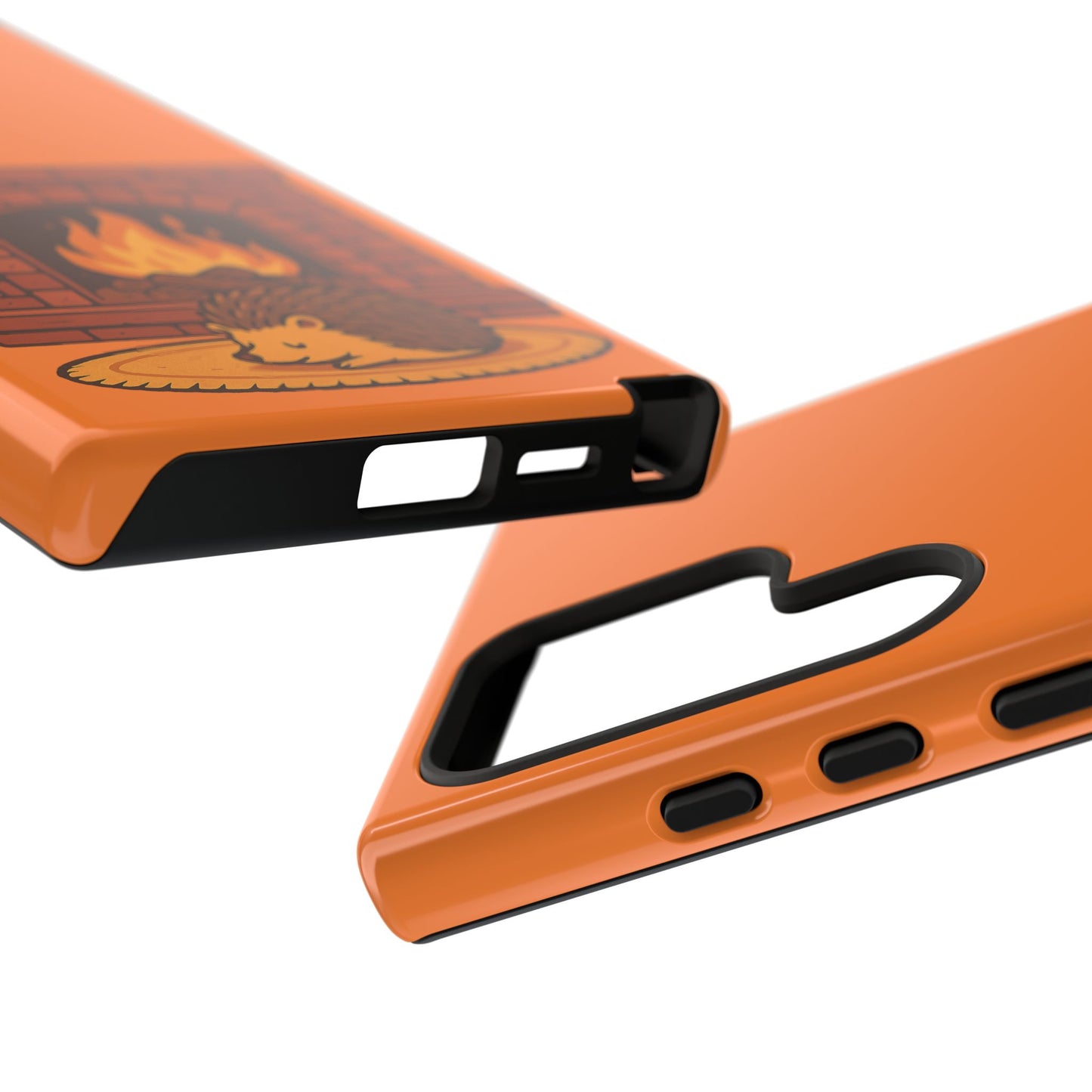 Fireside Spines Cozy Autumn Hedgehog Phone Case
