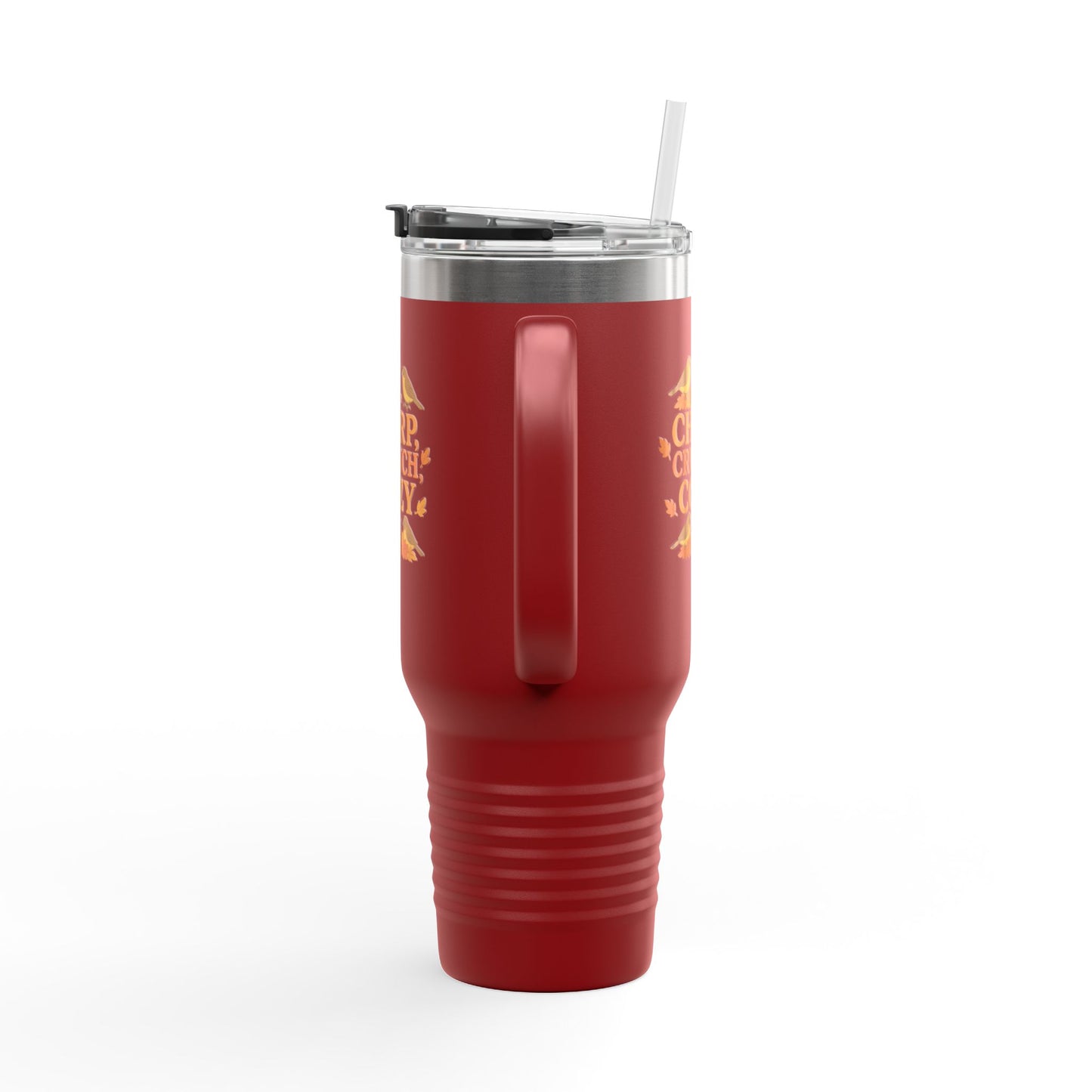 Chirp Crunch Cozy Autumn Themed Travel Mug