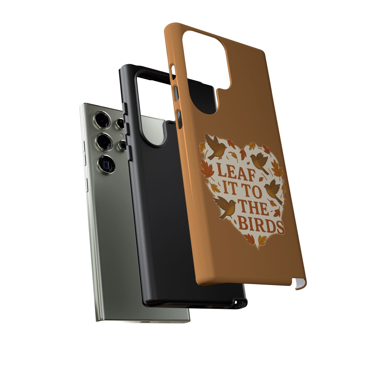 leaf It To The Birds Autumn Themed Phone Case