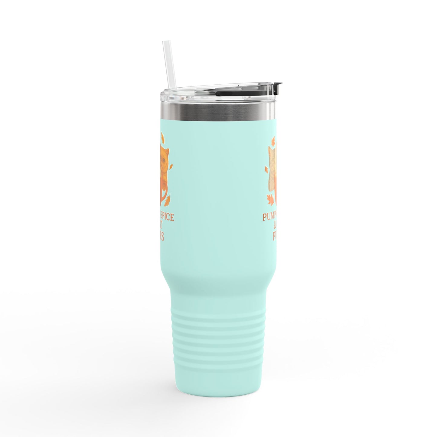 Pumpkin Spice and Cat Purrs Travel Mug