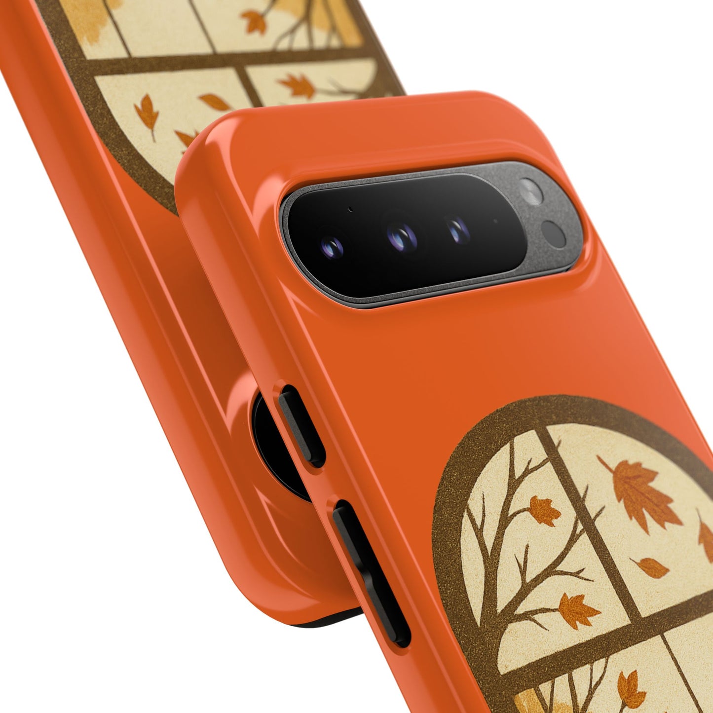 Bird In The Window Autumn Themed Phone Case