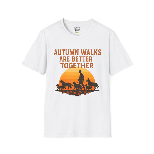 Autumn Walks Unisex T-Shirt, Casual Tee
