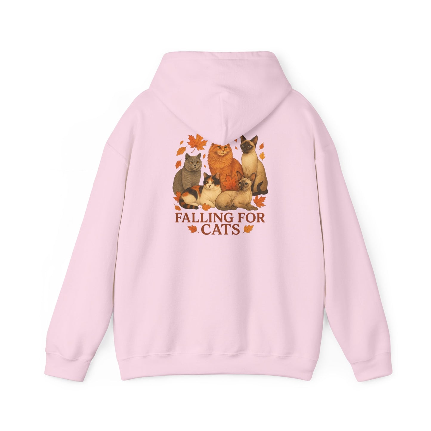 Falling For Cats Hooded Sweatshirt