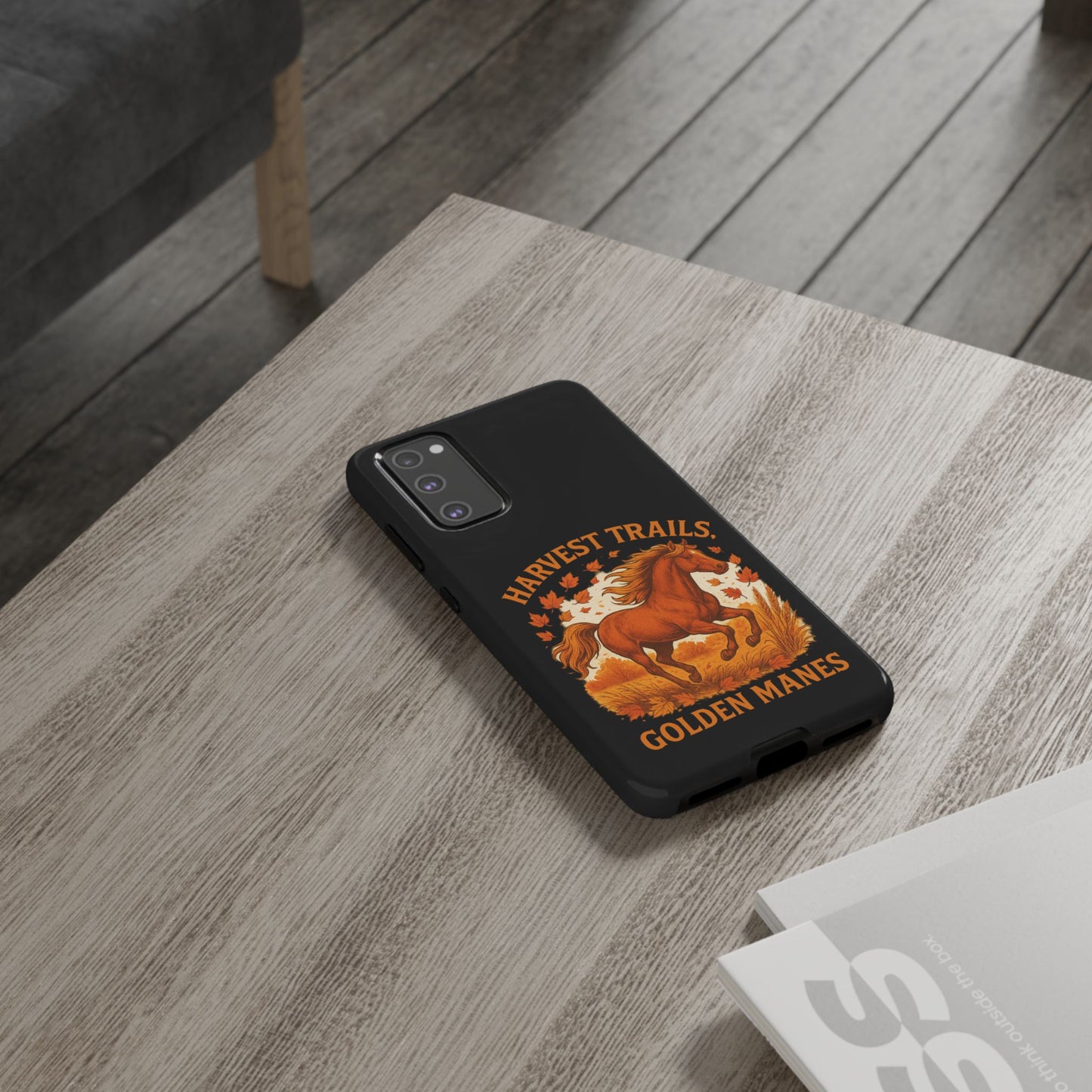 Harvest Trails Golden Manes Autumn Themed Phone Case