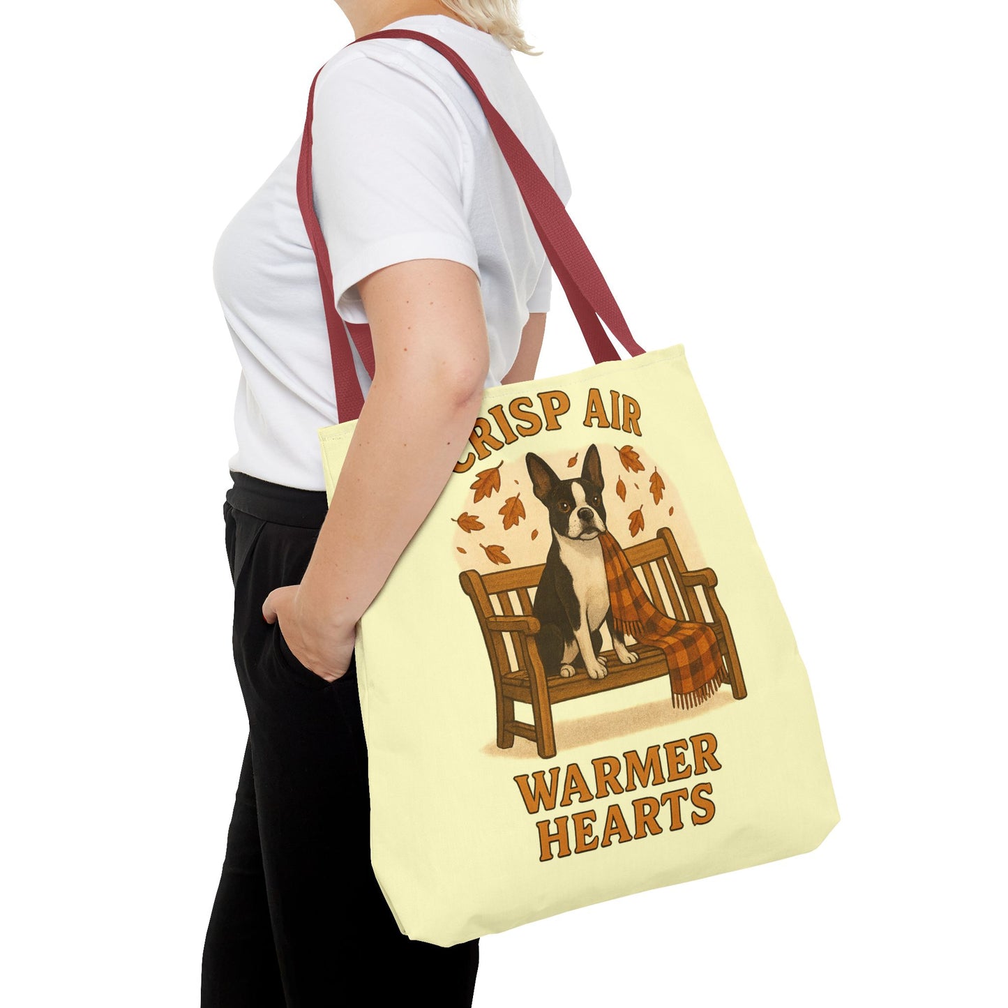 Crisp Air Warmer Hearts Tote Bag