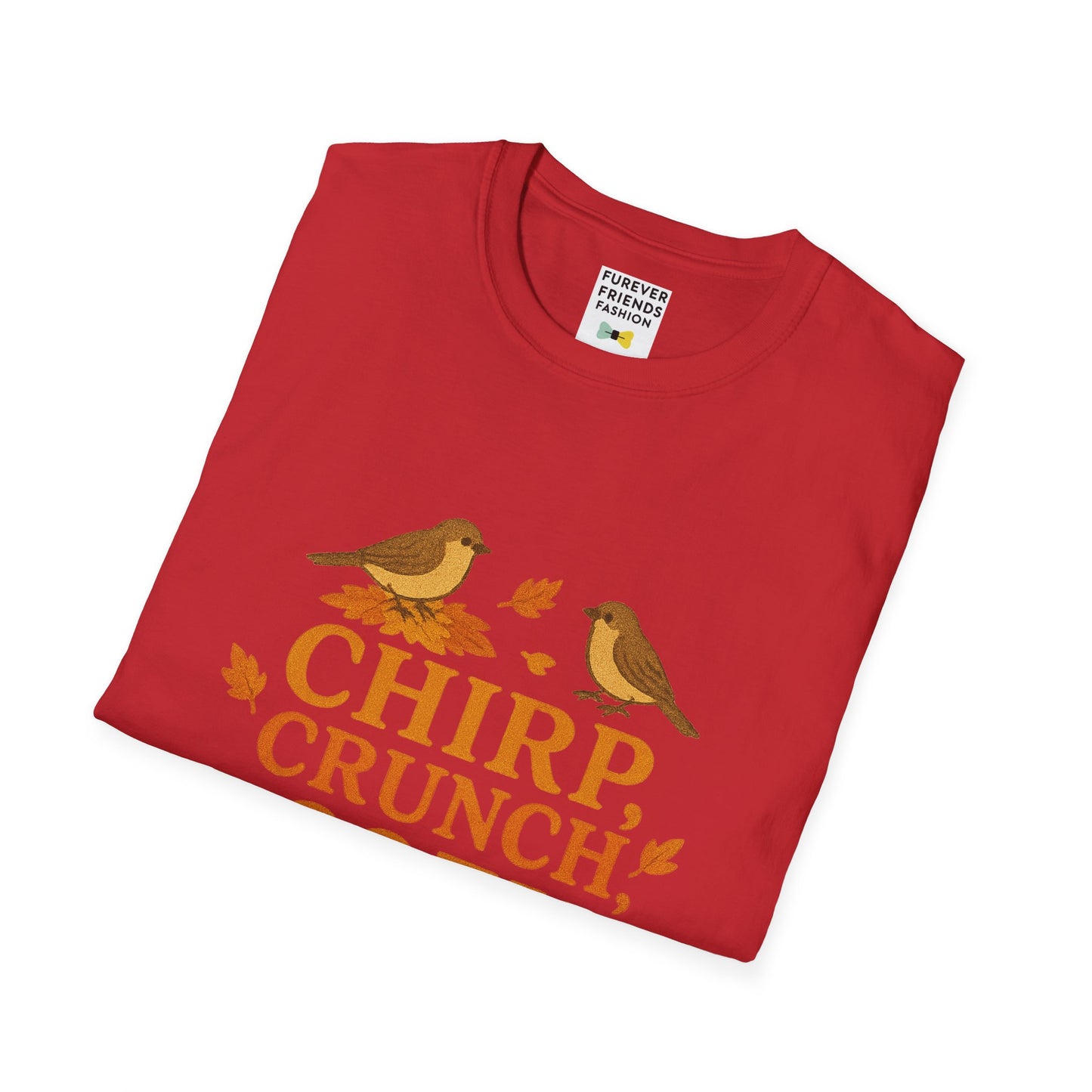 Chirp Crunch Cozy Autumn Themed Tee