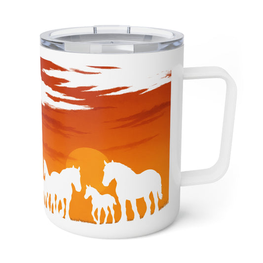 Horses on the Horizon Insulated Coffee Mug