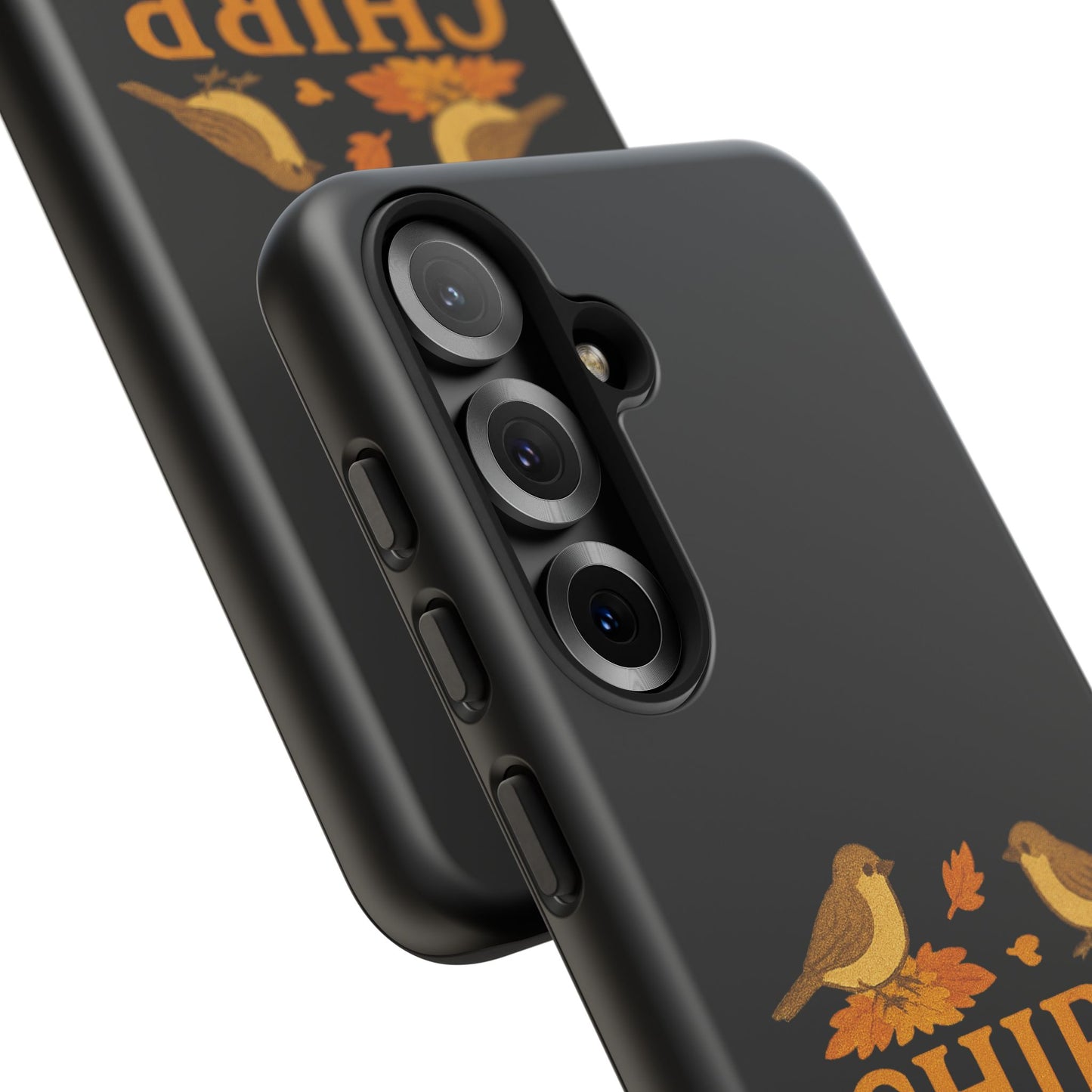 Chirp Crunch Cozy Autumn Themed Phone Case