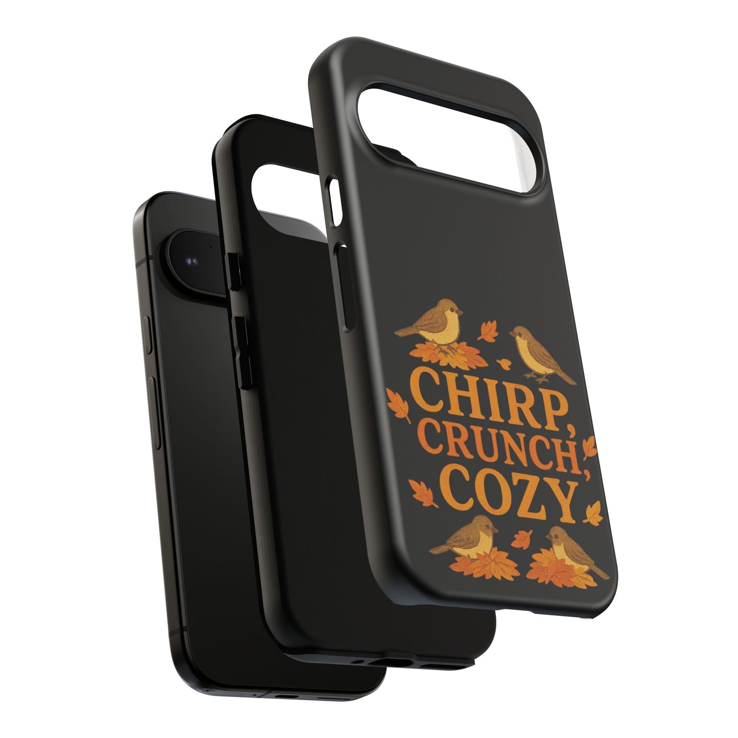 Chirp Crunch Cozy Autumn Themed Phone Case