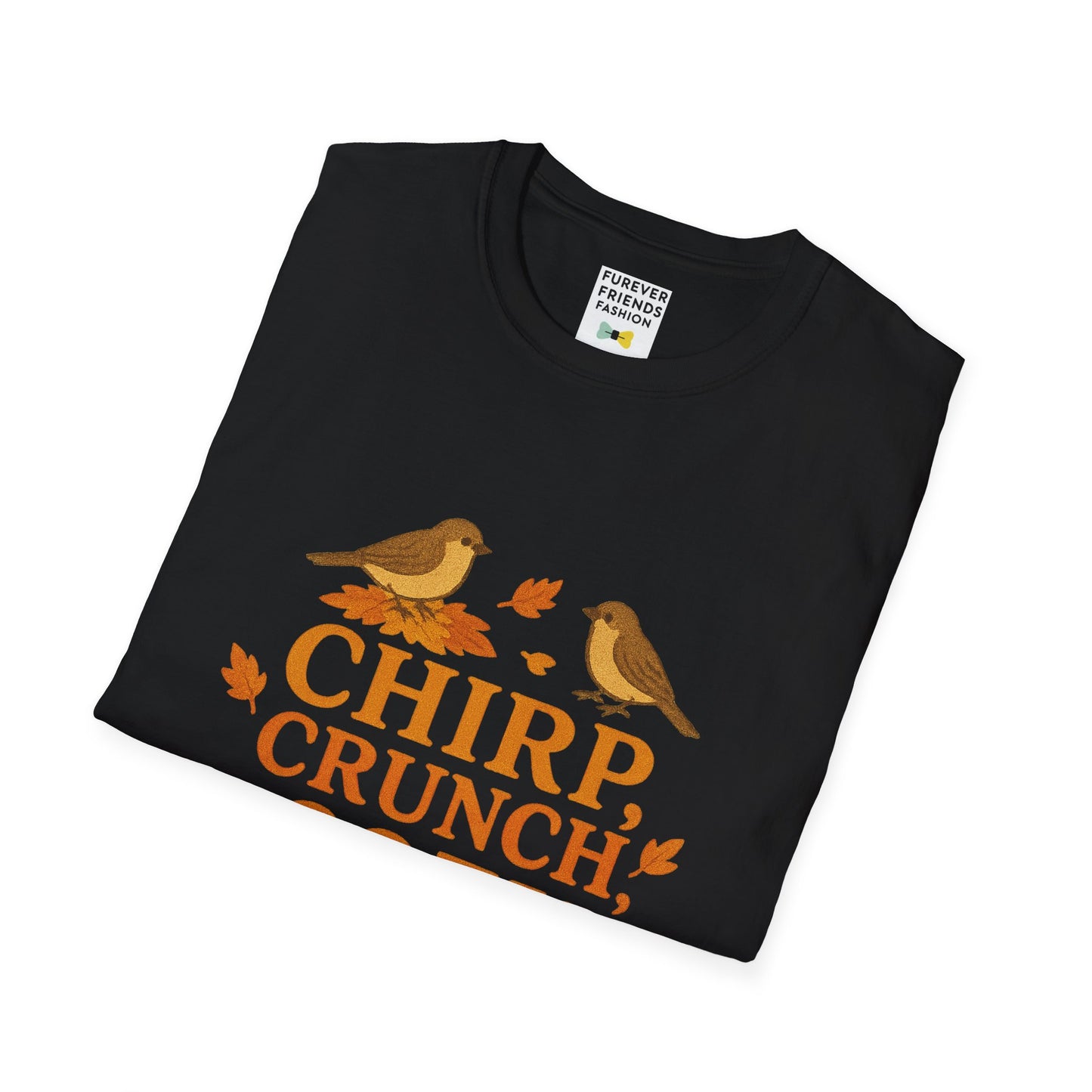 Chirp Crunch Cozy Autumn Themed Tee