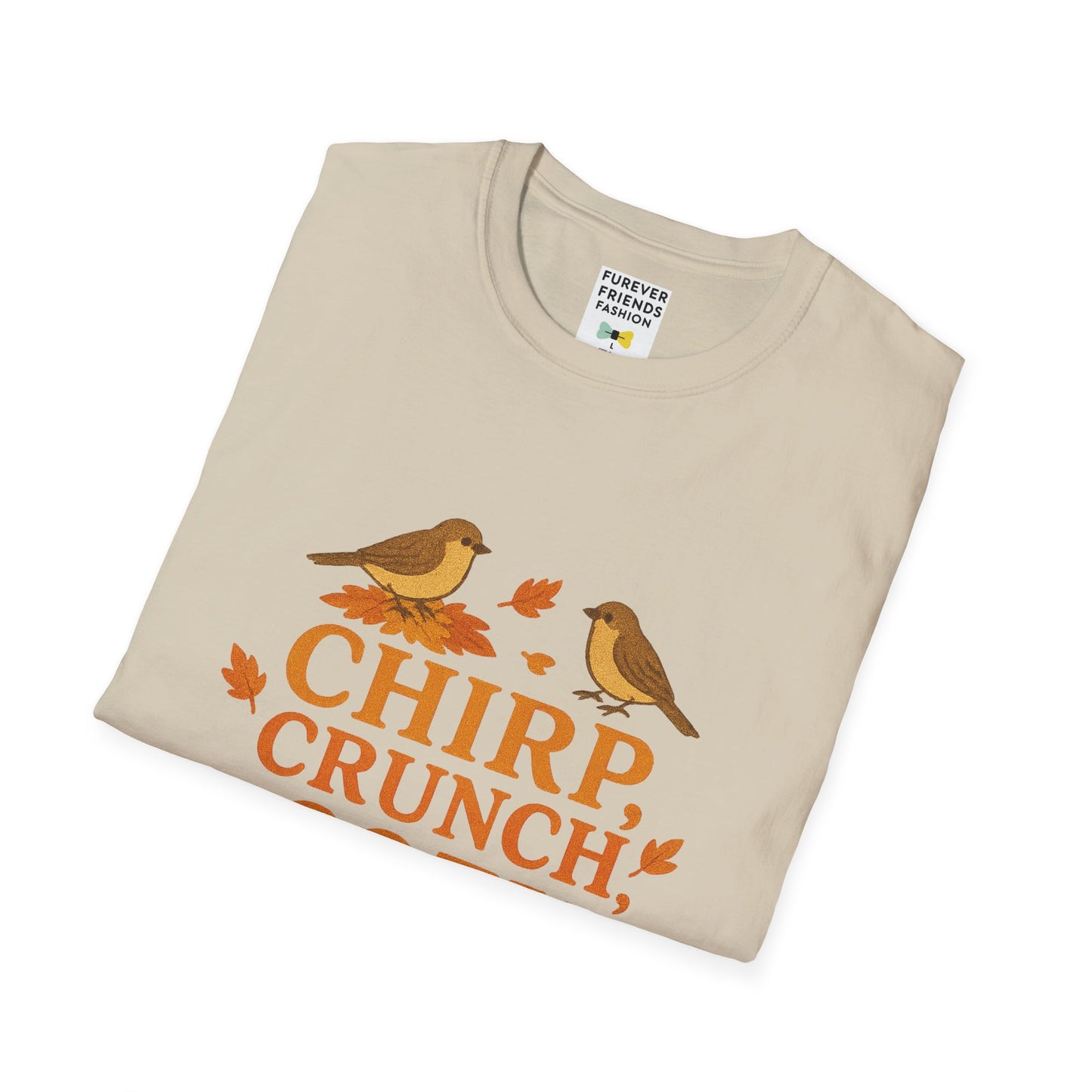 Chirp Crunch Cozy Autumn Themed Tee