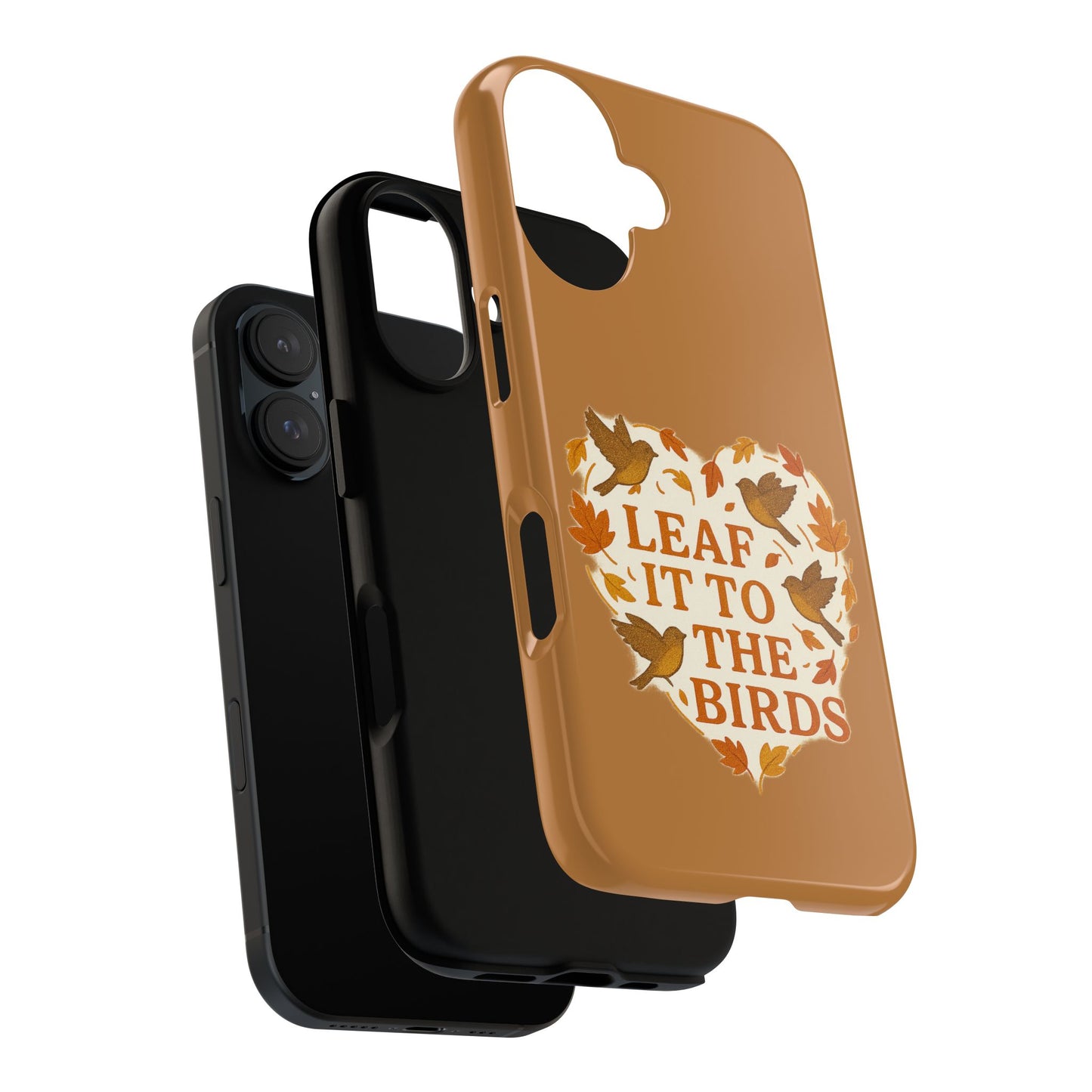 leaf It To The Birds Autumn Themed Phone Case