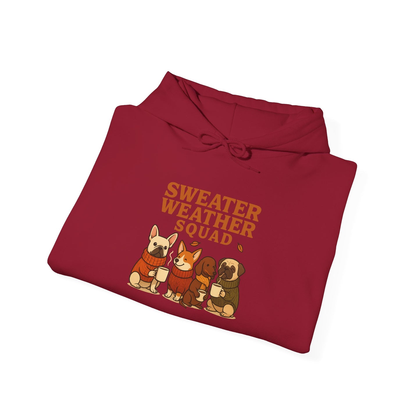 Sweater Weather Squad Autumn Themed Hoodie