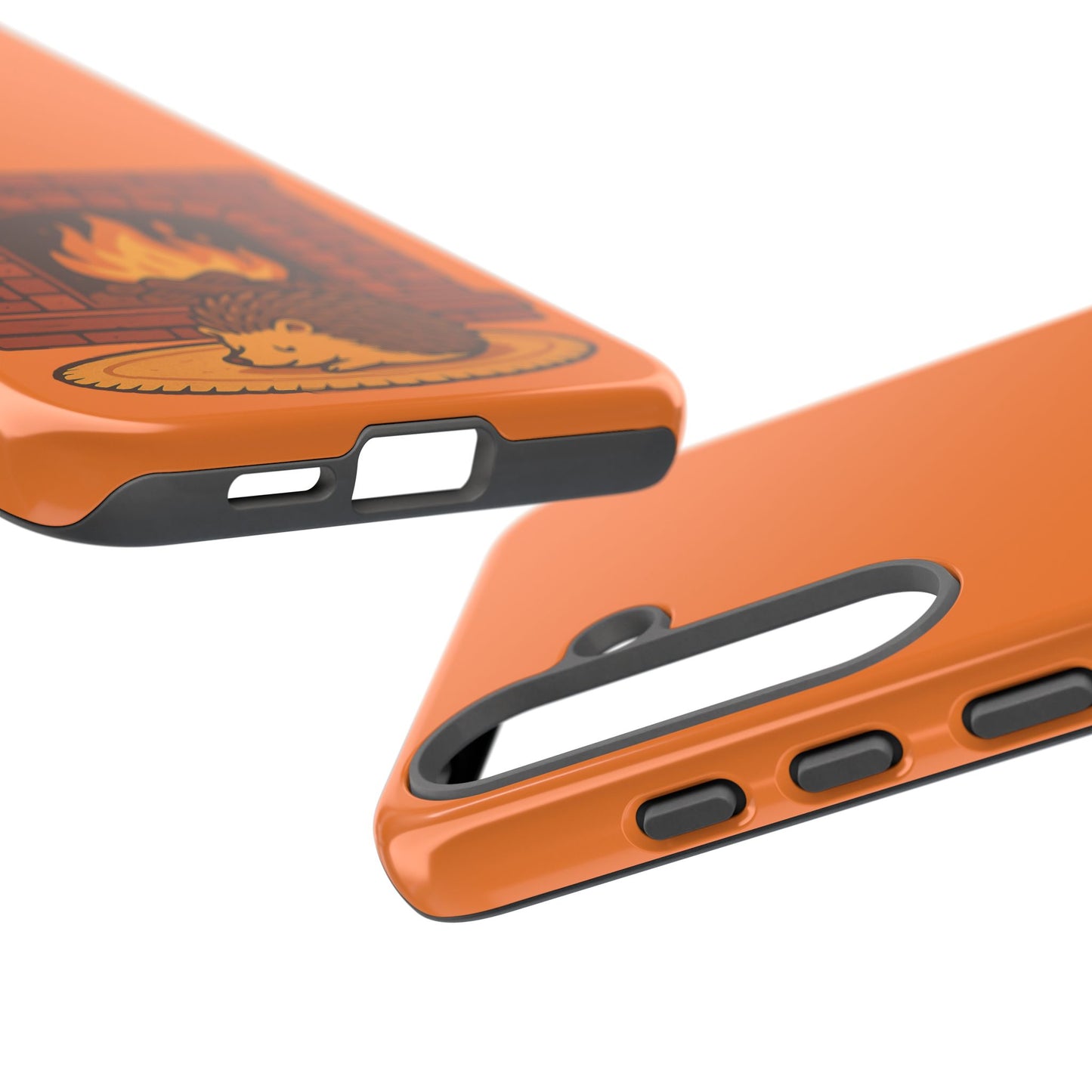 Fireside Spines Cozy Autumn Hedgehog Phone Case