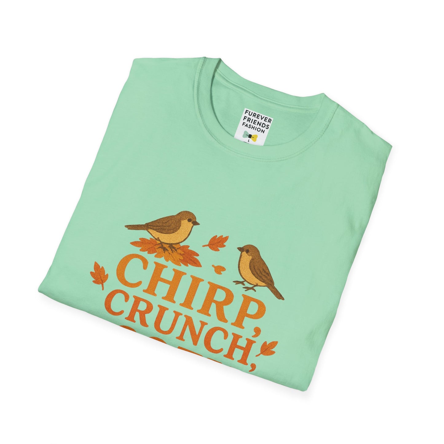 Chirp Crunch Cozy Autumn Themed Tee