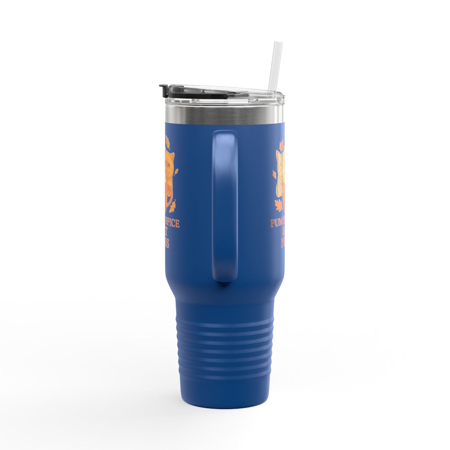 Pumpkin Spice and Cat Purrs Travel Mug