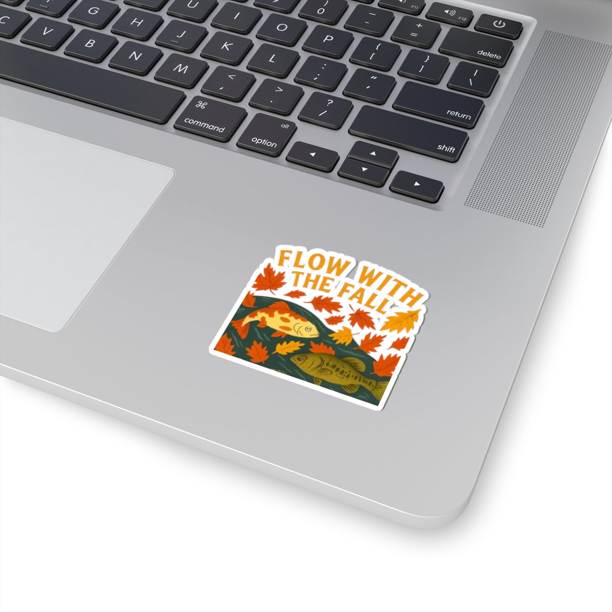 Flow With The Fall Kiss-Cut Sticker