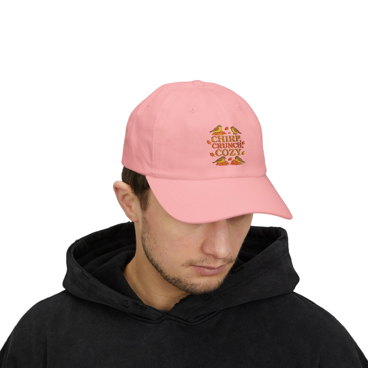 Chirp Crunch Cozy Autumn Themed Cap