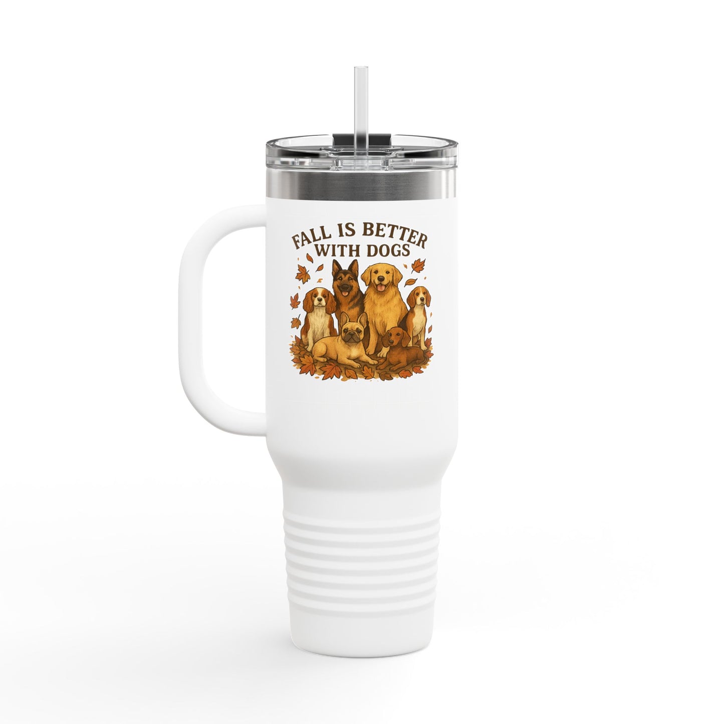 Fall is Better With Dogs Travel Mug