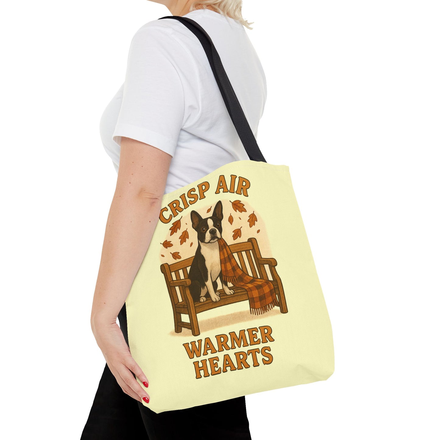 Crisp Air Warmer Hearts Tote Bag
