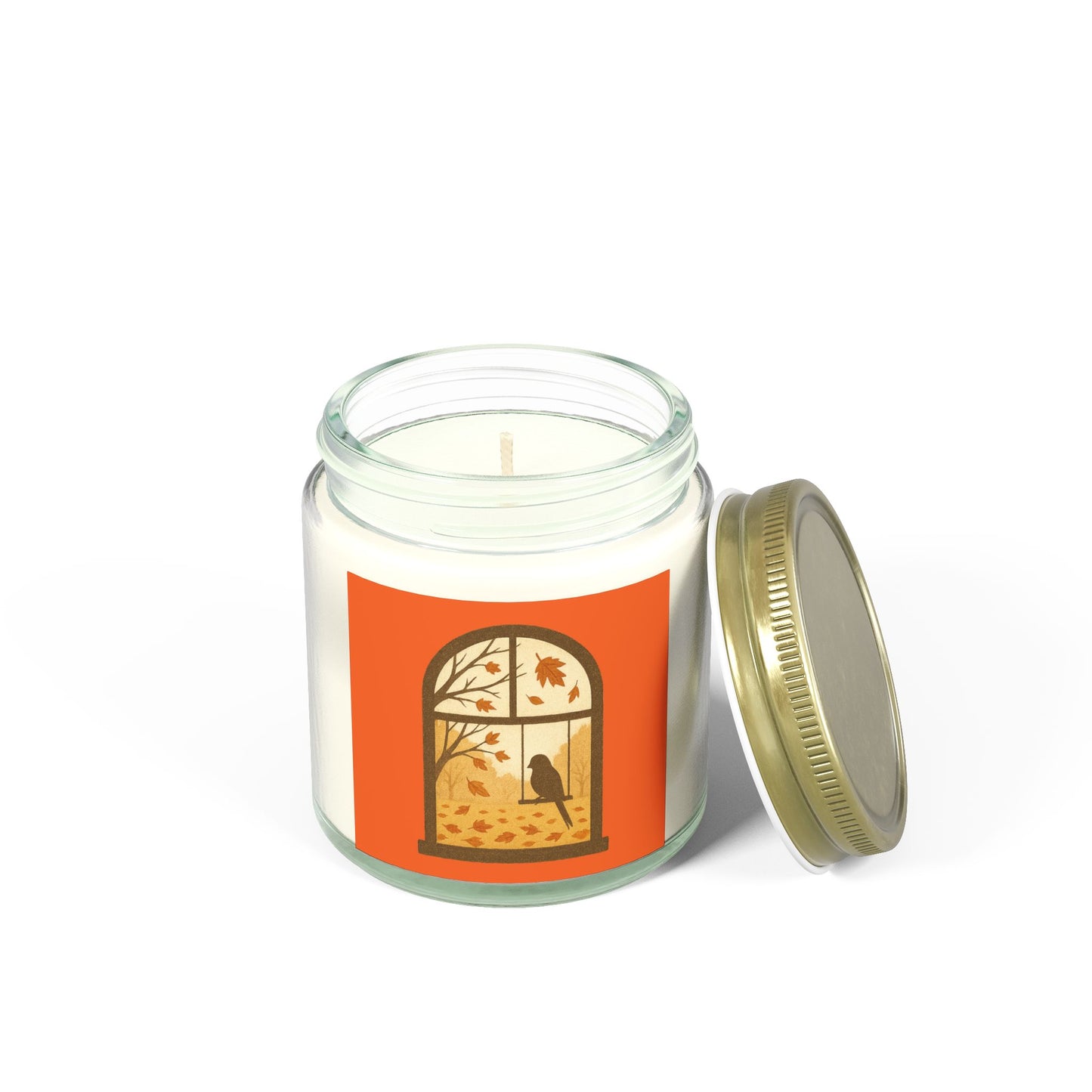 Bird In The Window Autumn Themed Scented Candle
