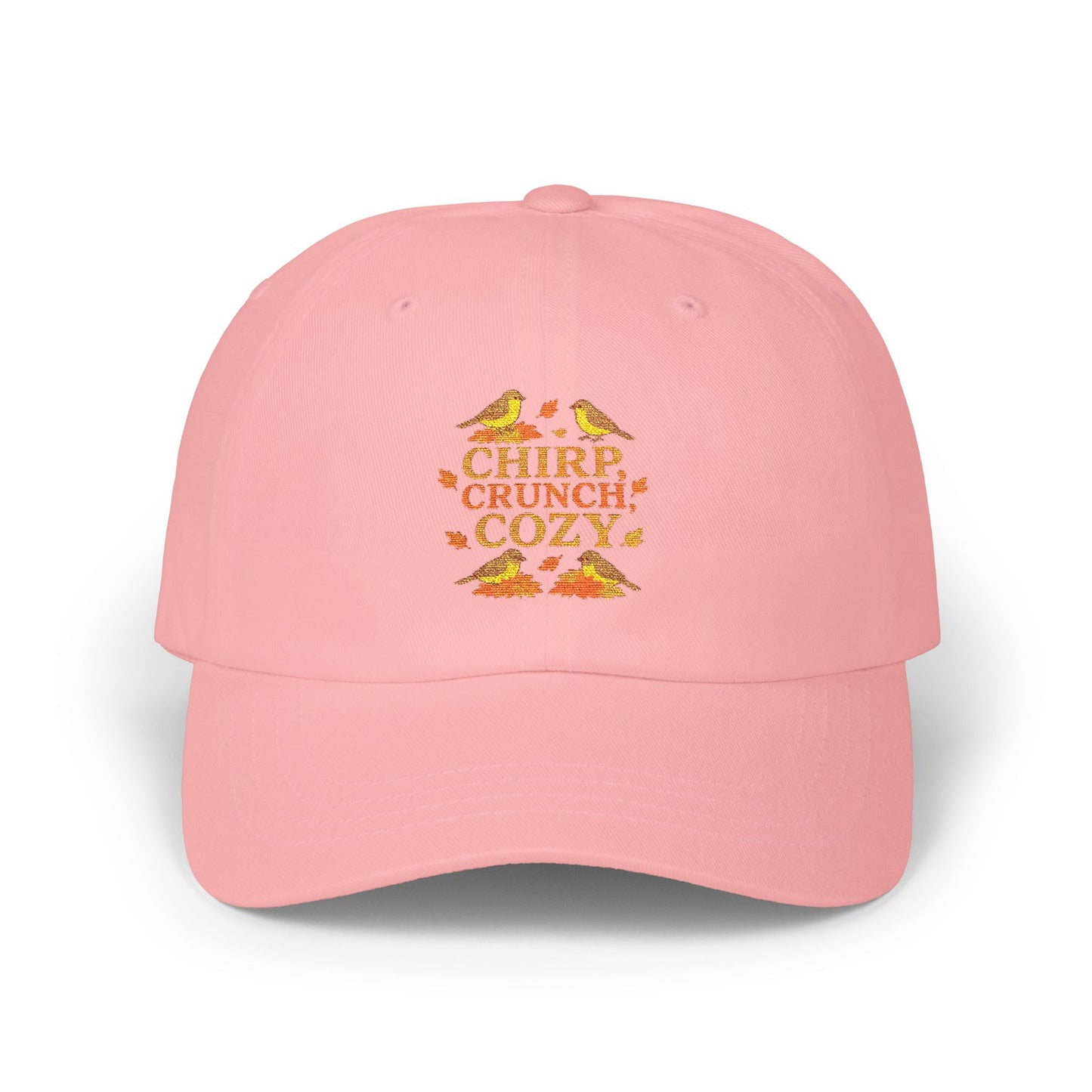 Chirp Crunch Cozy Autumn Themed Cap