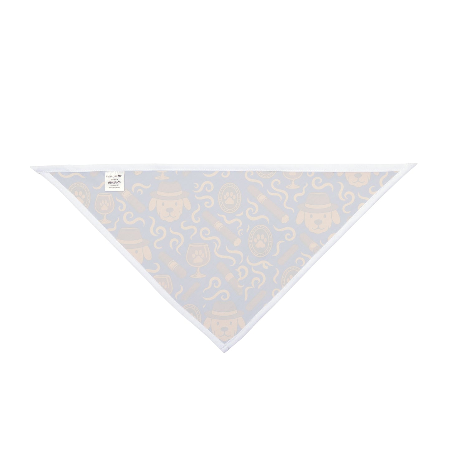 Cigars and Whiskey Bandana for Dogs, Cute Dog Accessory, Trendy Pet Fashion, Holiday Gift for Pet Lovers, Fun Pet Scarf