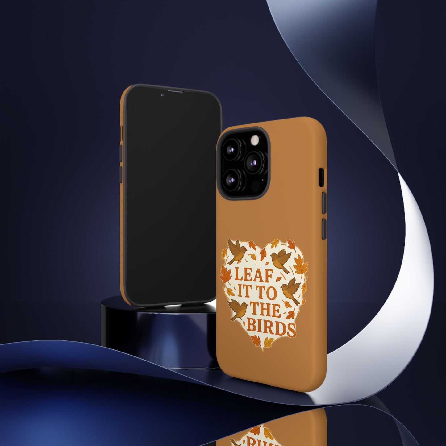 leaf It To The Birds Autumn Themed Phone Case